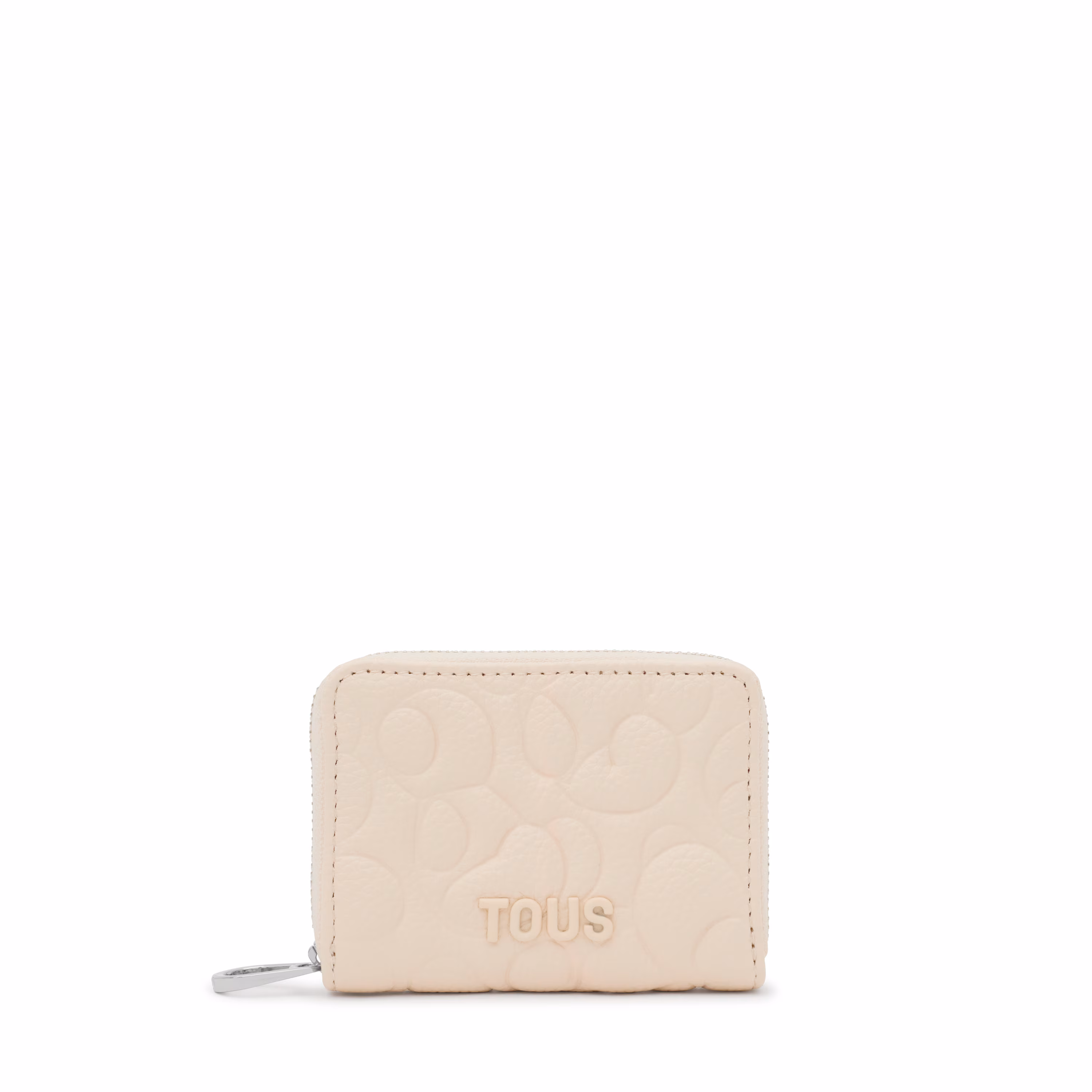 Monedero de piel beige TOUS Greta