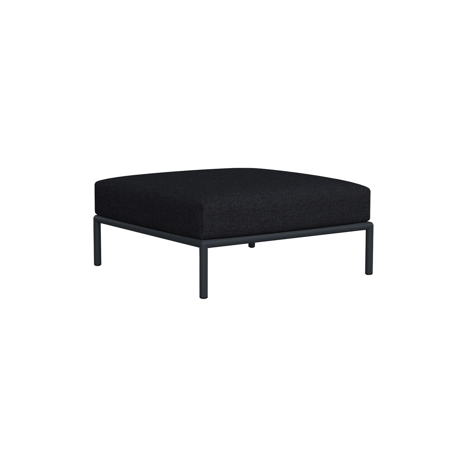 LEVEL lounge ottoman, sooty grey/mørkegr&aring;