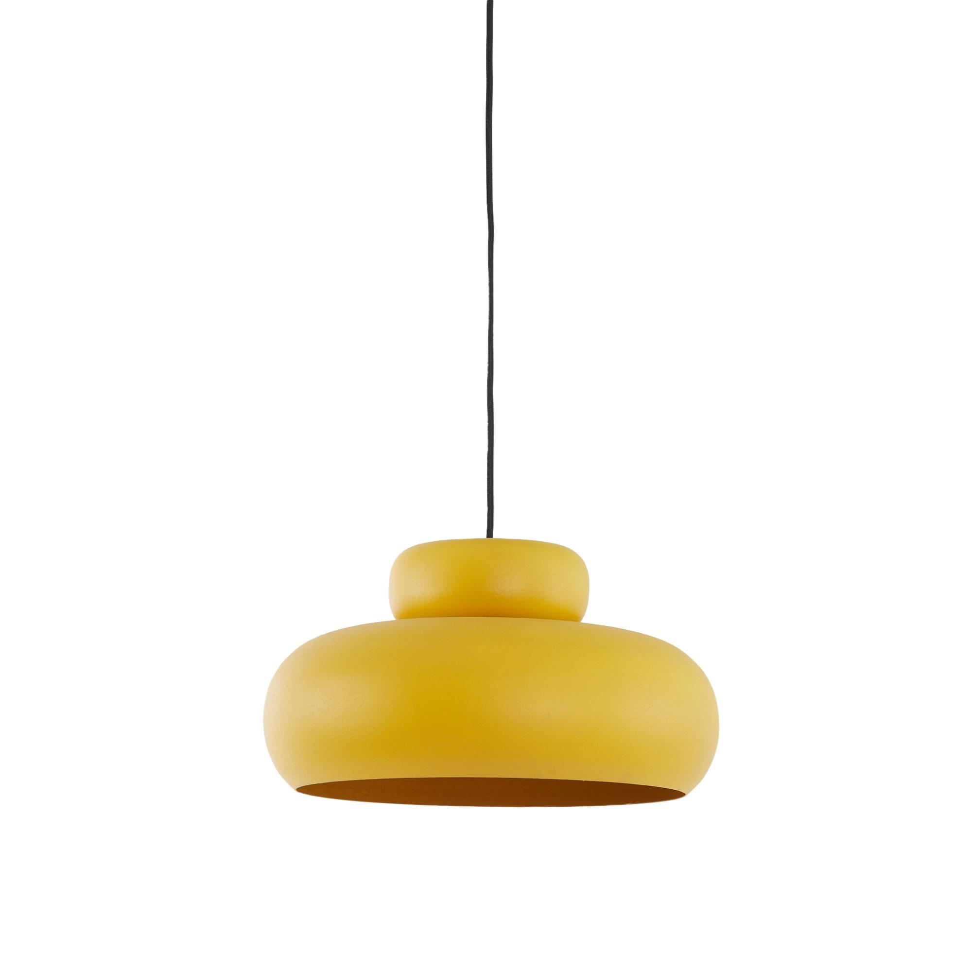 Light & Living hanglamp Neiva - geel - Ø39cm