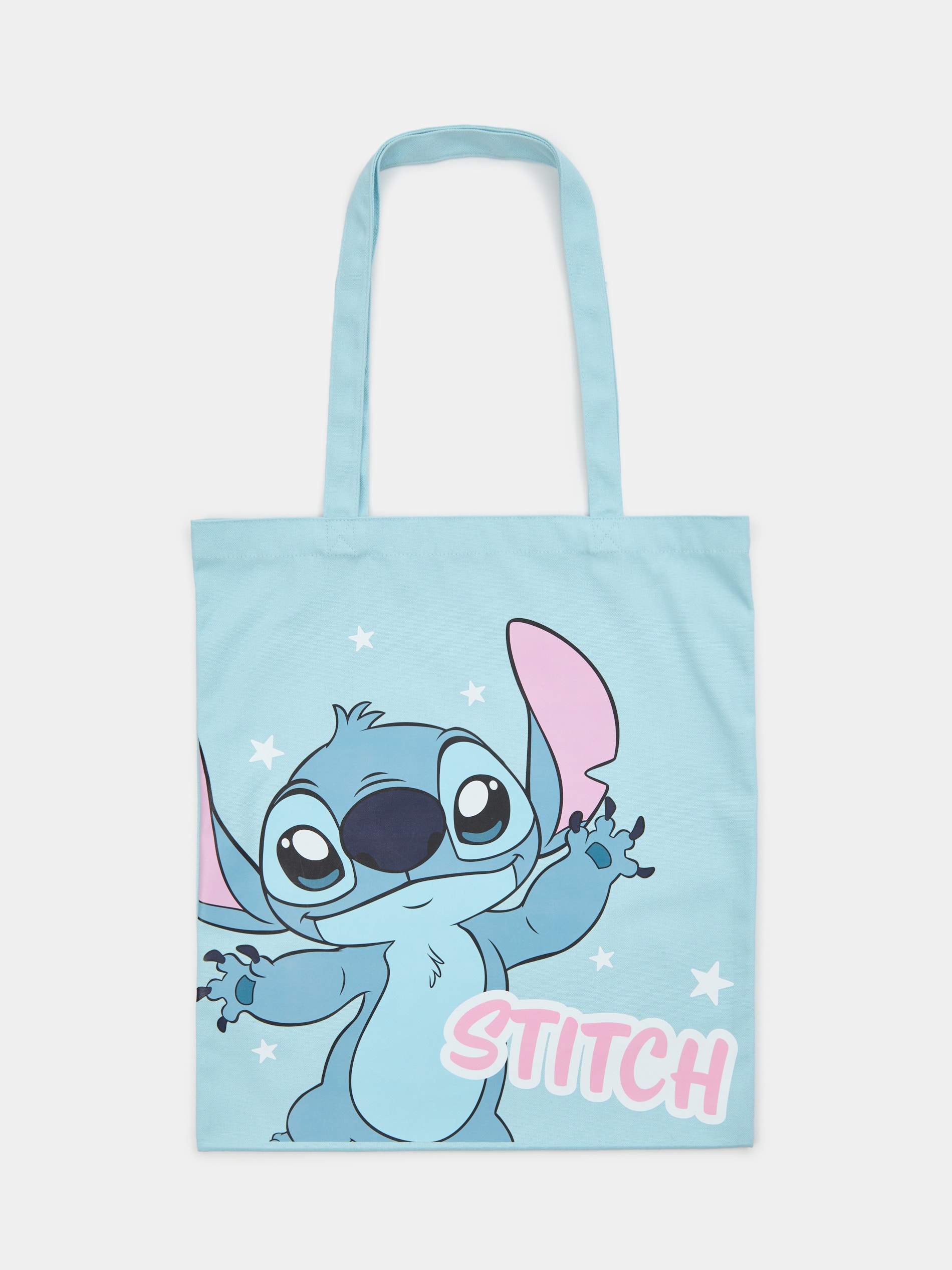 Materiałowa torba shopper z nadrukiem Stitch