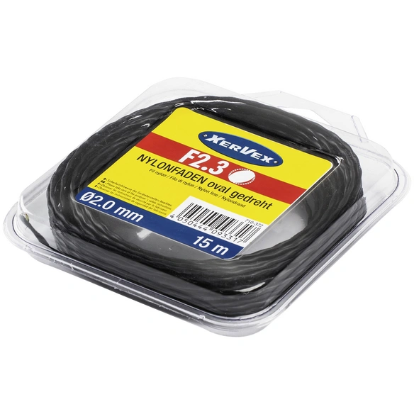 Nylonfaden, Kunststoff, schwarz
