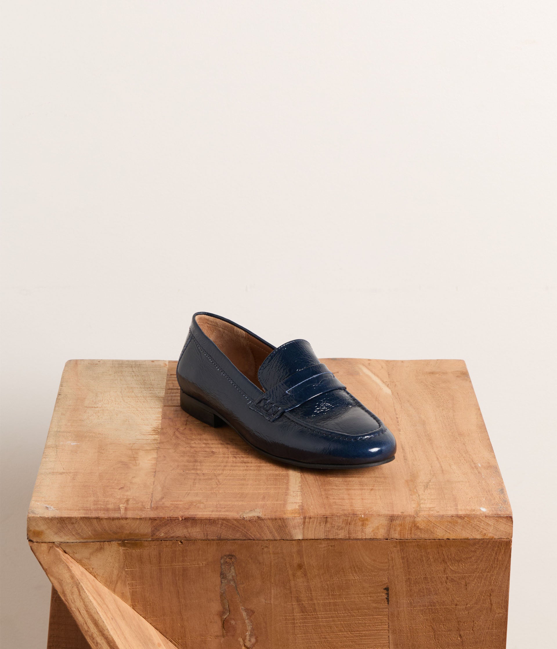 Mocassins vernis marine Abla