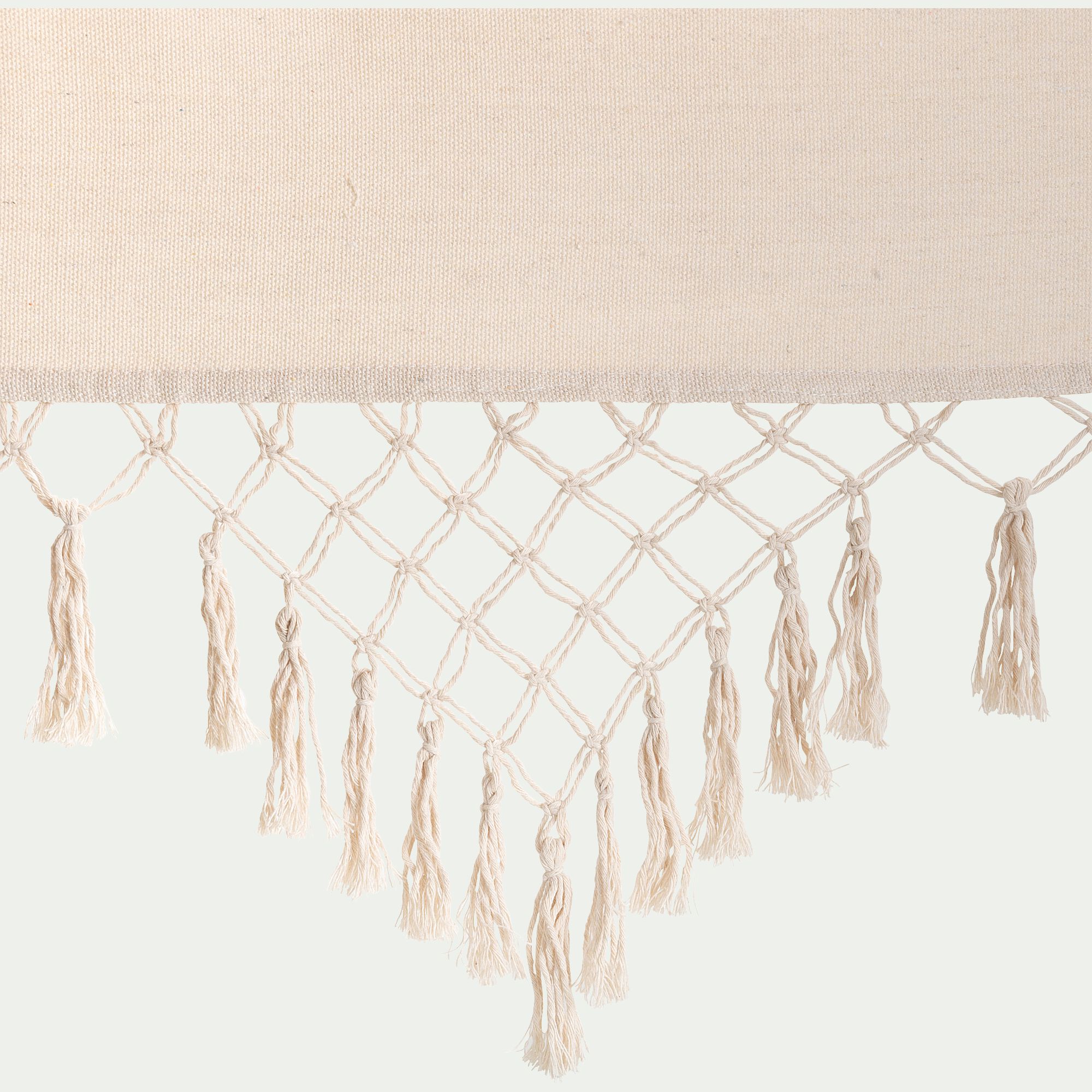 PUGLIA - Hamac en polycoton - blanc écru