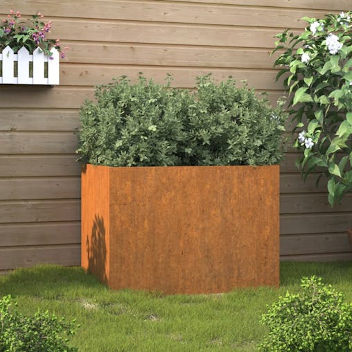 NNEVL Planter 62x47x46 cm Corten Steel