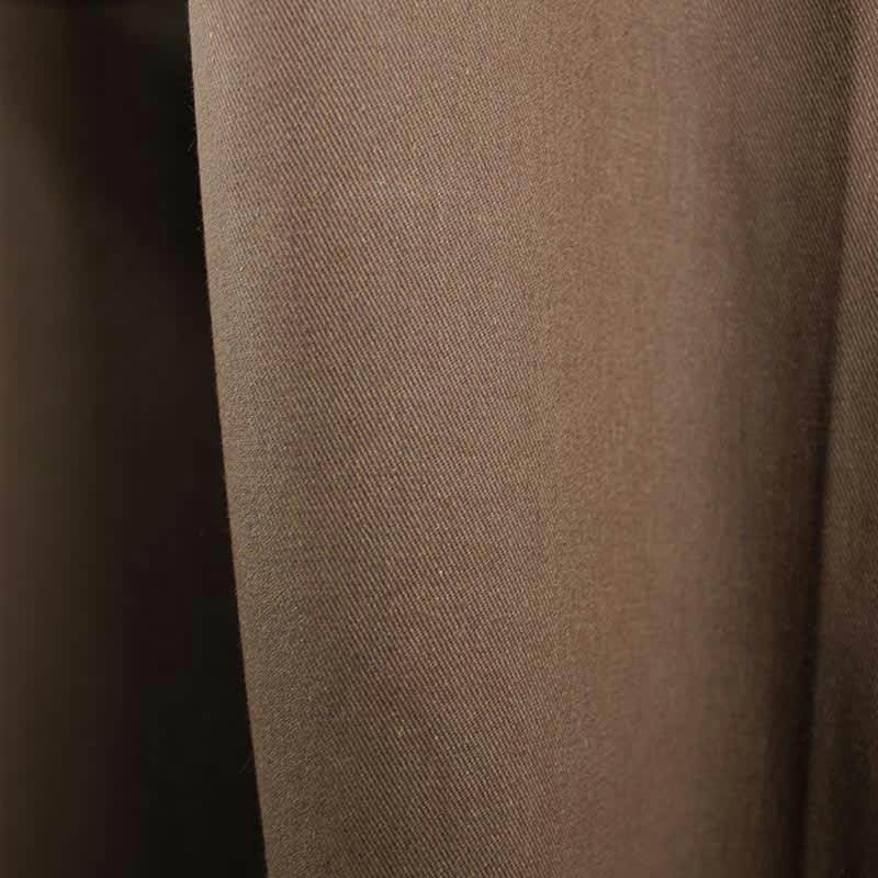 TOILE - Rideau 100% coton chocolat 150x250