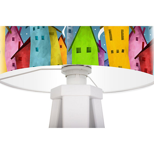 Lampe de chevet kids foto-065 30 x 30 x 45 cm Blanc