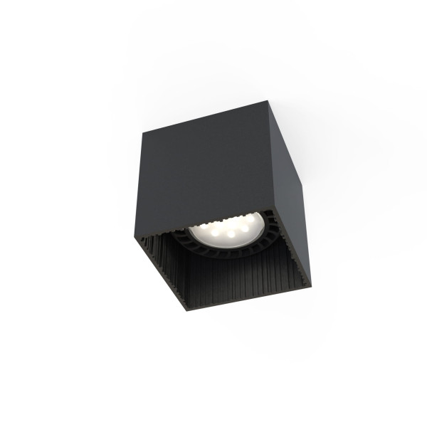 Spot kwadratowy czarny GROOVE1xES111x75W IP20 Nowodvorski