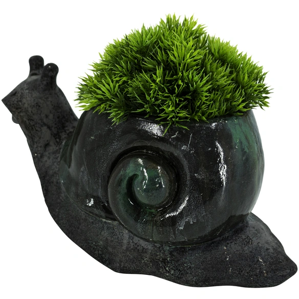 Blumentopf, BxH: 27 x 18 cm, Magnesia, grün