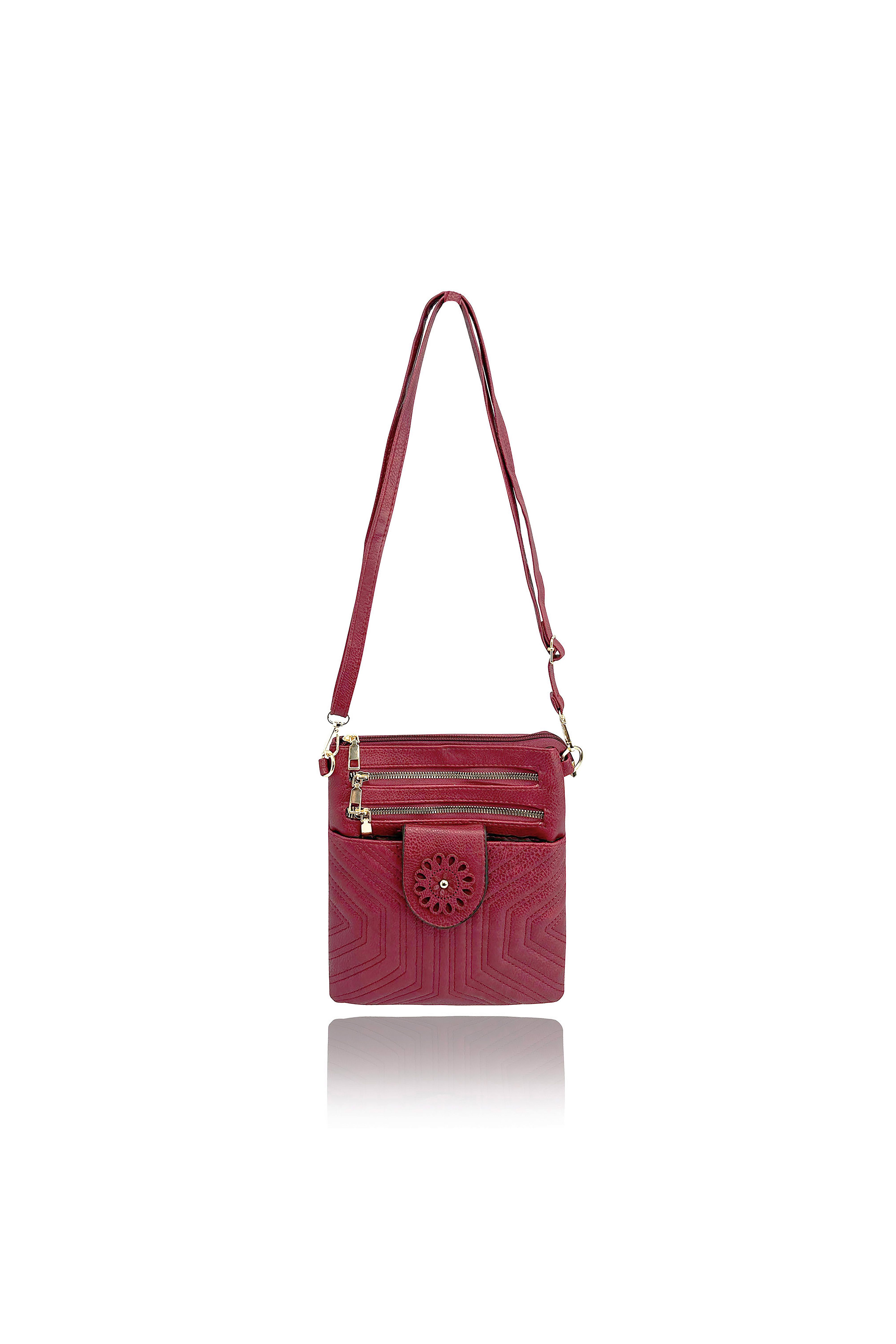 Vellin Women’s Multi Pocket Lightweight Crossbody Bag with Adjustable Strap