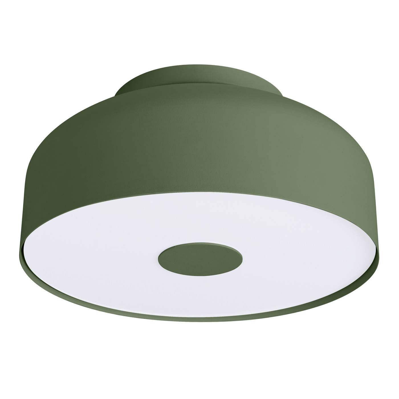 Plafon TEKNAR zielony oliwkowo-biały 4xE27x15W IP20 Pure Lume