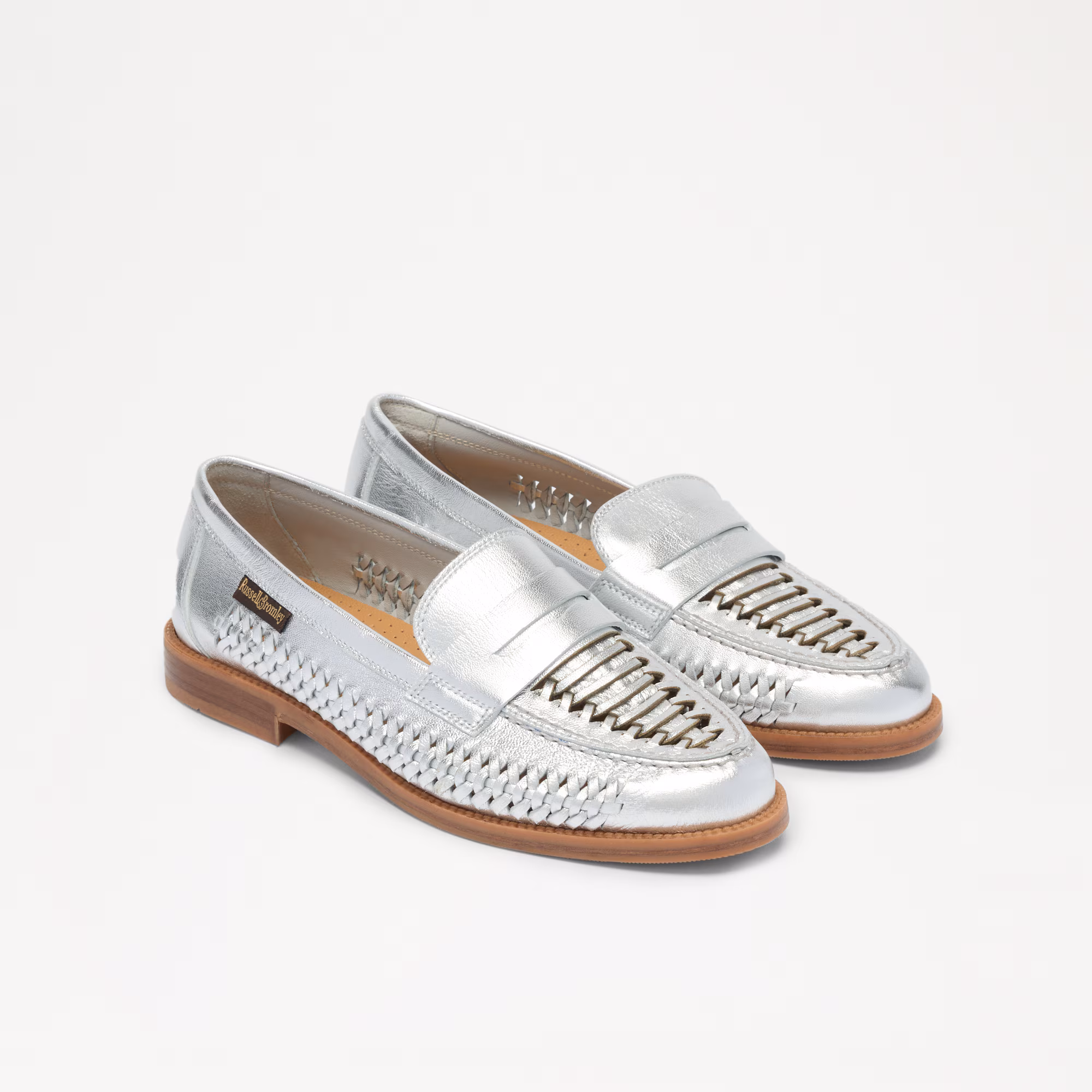 Larton<br>Woven Saddle Loafer