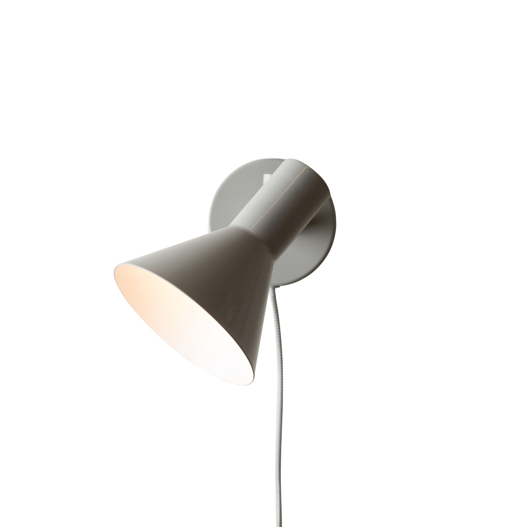 it's about RoMi wandlamp Stavanger - grijs - 31x15x20cm
