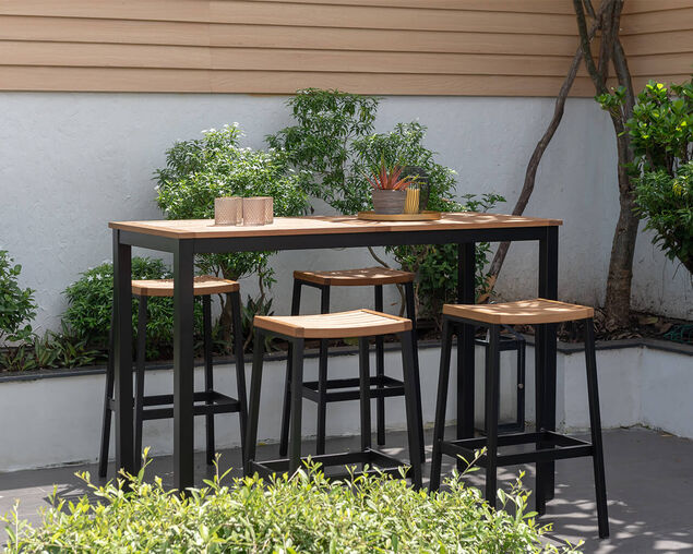 Lynx 5 Piece Timber Bar Setting