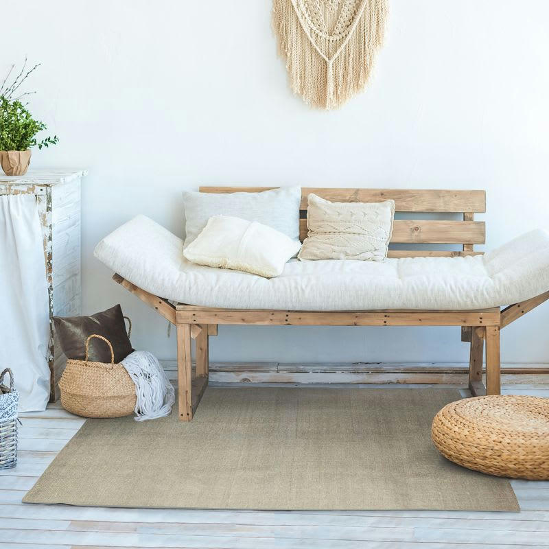 VINTAGE - Tapis effet délavé taupe 120x170