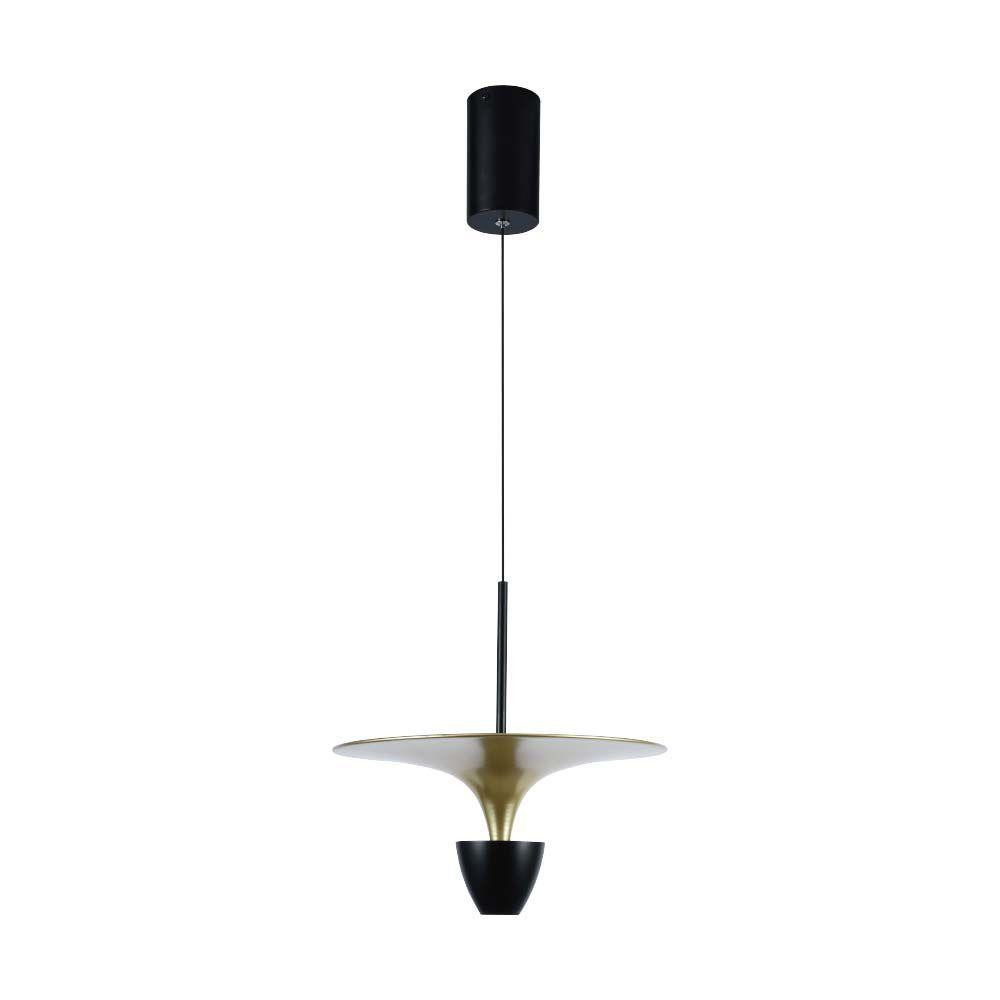 Lampa wisząca VT-7832 złota LED 1x9W Neutralna biel 1000lm V-TAC