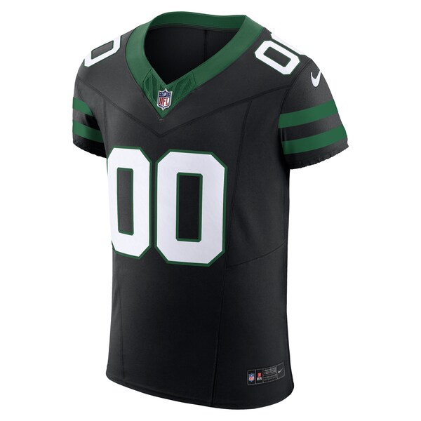 New York Jets Nike Alternate Vapor F.U.S.E. Elite Custom Jersey - Legacy Black