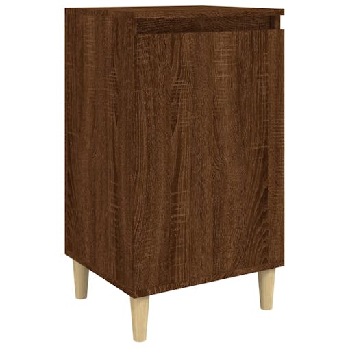 NNEVL Bedside Cabinet Brown Oak 40x35x70 cm Engineered Wood