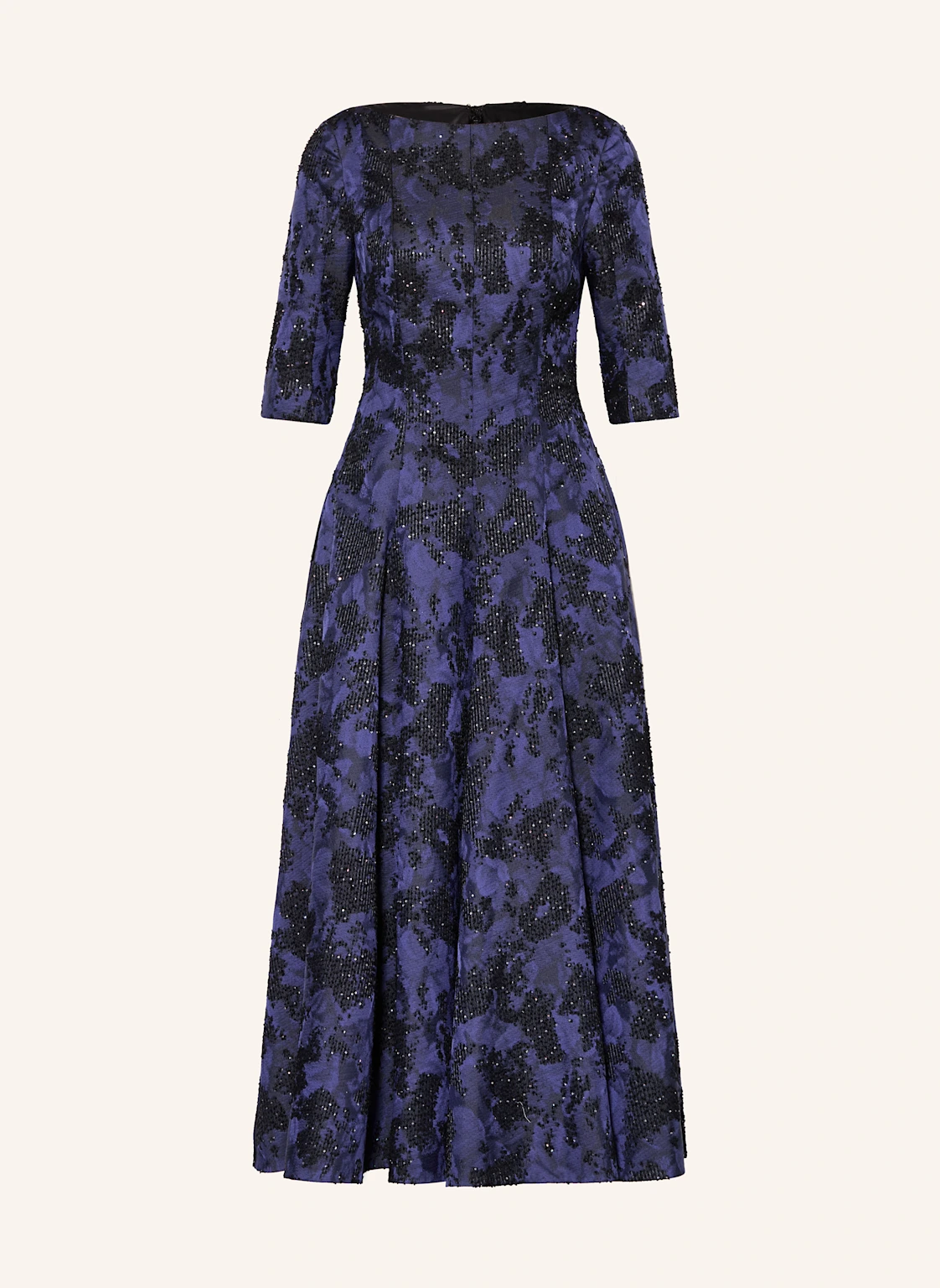 TALBOT RUNHOF Cocktailkleid mit 3/4-Arm und Pailletten