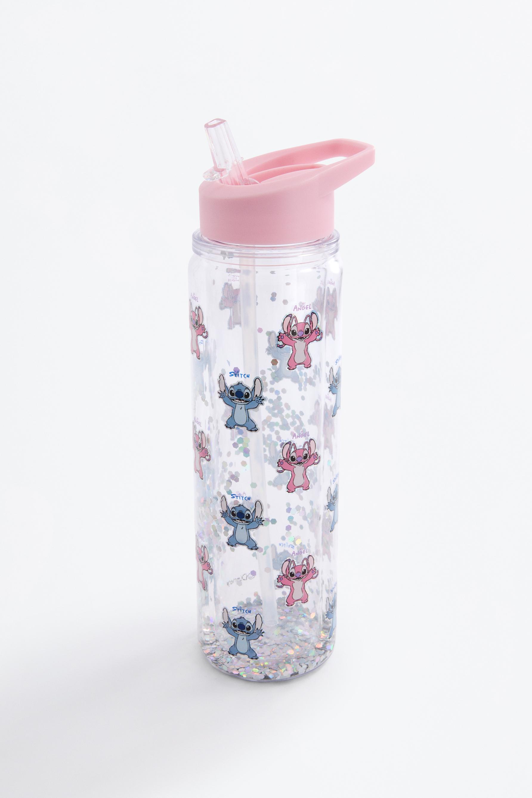 Botella grande Stitch y Ángel ©Disney lentejuelas