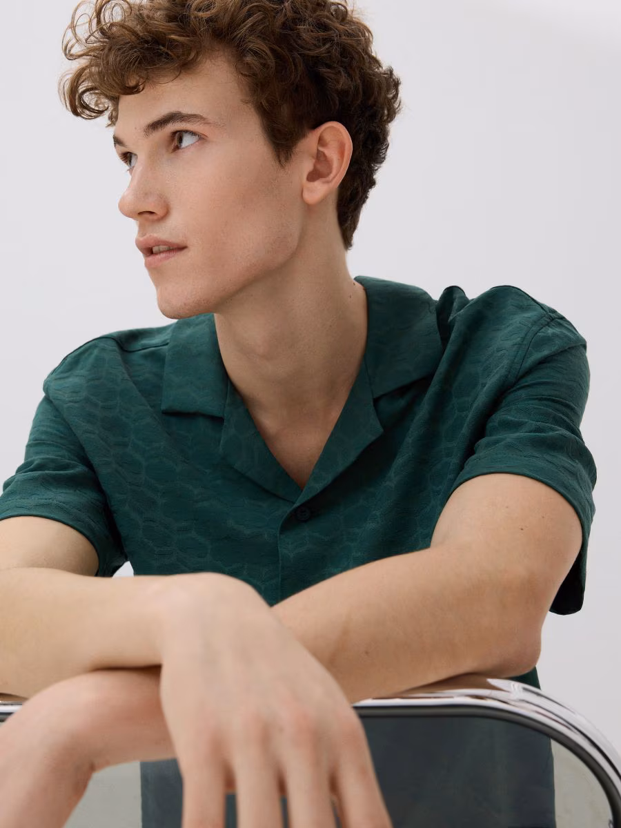 Comfort Fit Viscose Rich Shirt