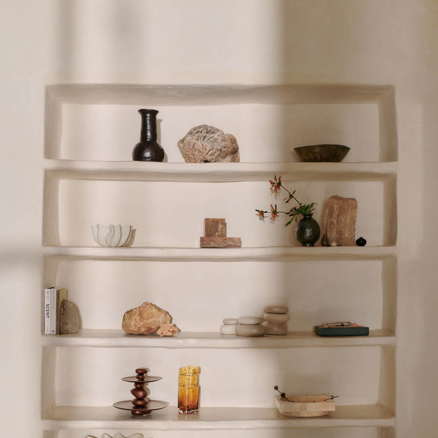 Ferm Living Nium Schaal L - Off-White