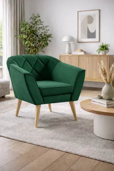 Fotel GLORIA w stylu skandynawskim manila 35