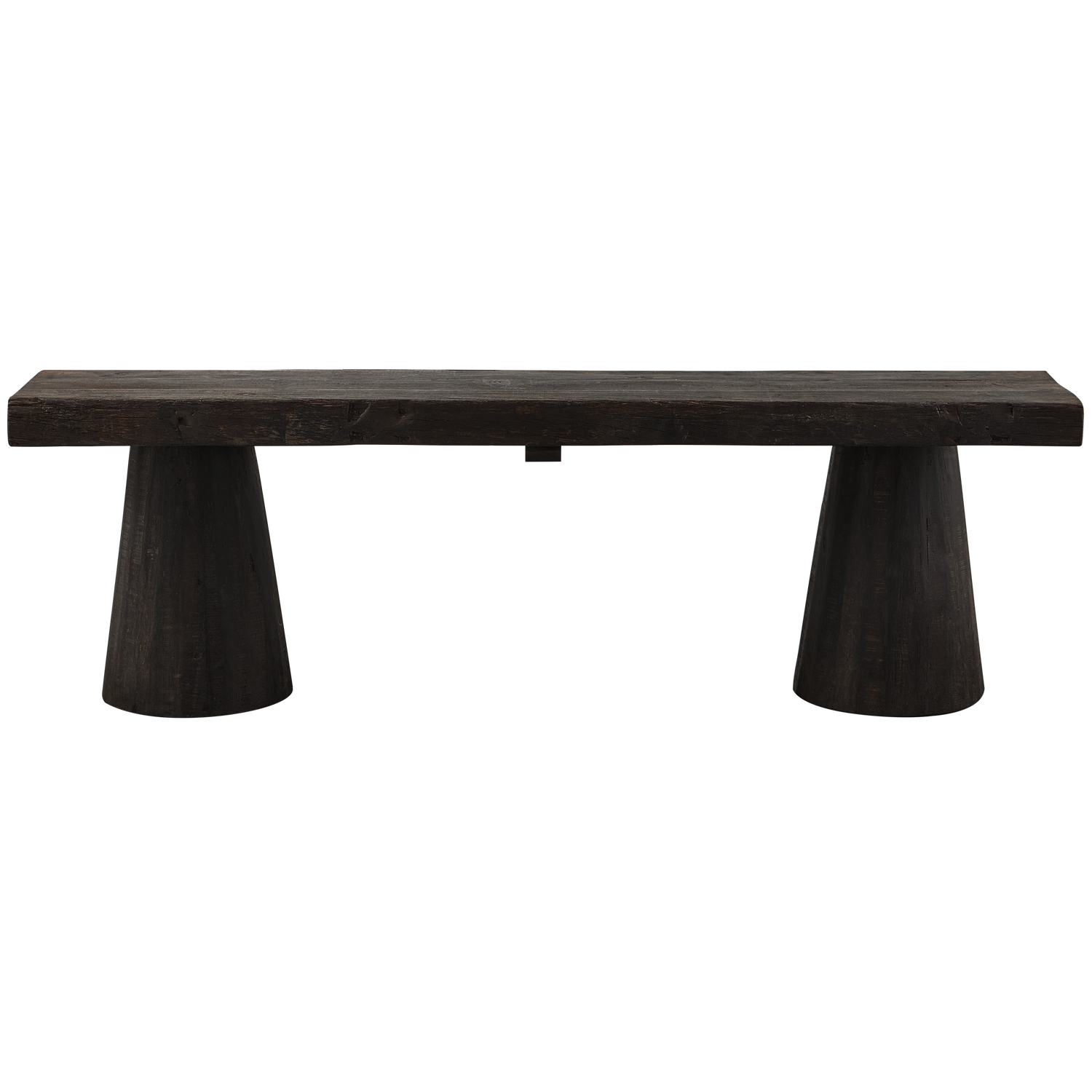 WOOOD bankje Clyde - Hout - Donkerbruin - 45x150x30