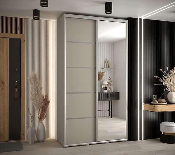 Armoire Dakota 5 a portes coulissantes 140/60/235,2portes