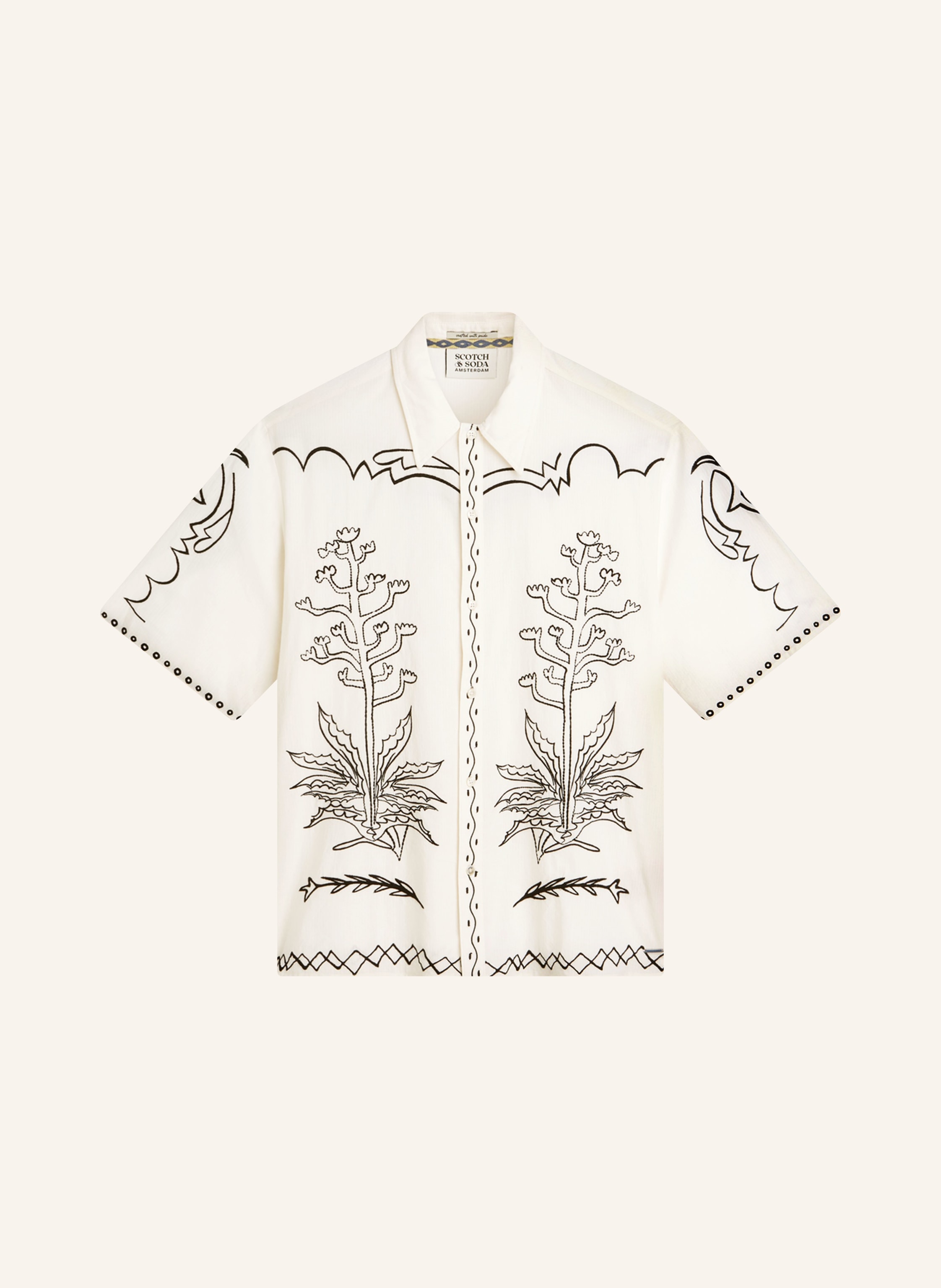 SCOTCH & SODA Kurzarm-Hemd Comfort Fit