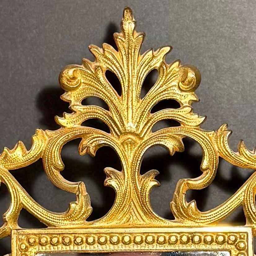Antique Rococo Vanity Tabletop Mirror