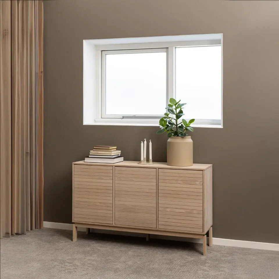 Dressoir - Wit Eiken - 135,4x40x80cm - Klevik