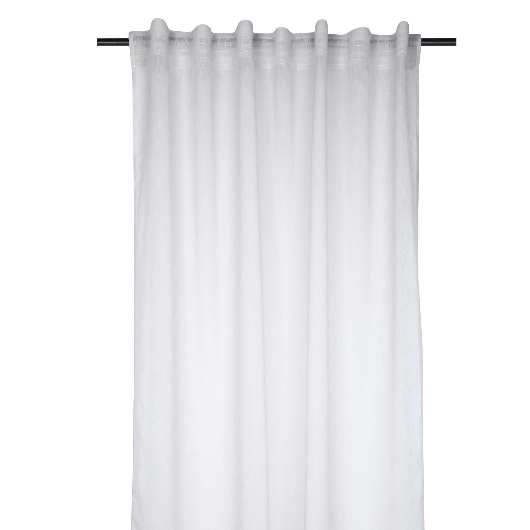 - Voilage tamisant à pattes cachées polyester naturel 140x260 cm