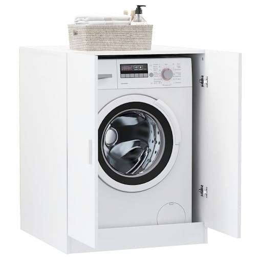 NNEVL Washing Machine Cabinet White 71x71.5x91.5 cm