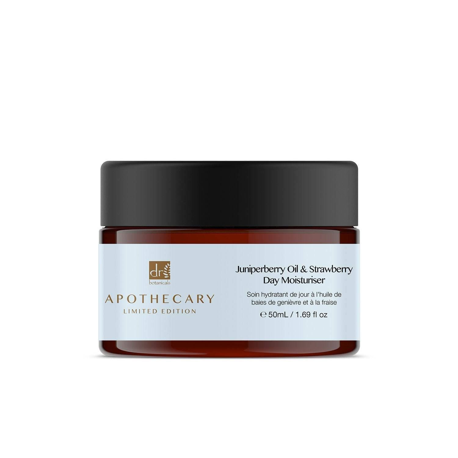 Dr. Botanicals Juniperberry Oil & Strawberry Anti-Ageing Day Moisturiser 50ml x 2 Duo Set