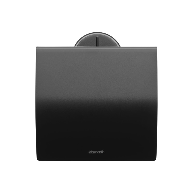 Porte-rouleau papier toilette Profile noir BRABANTIA