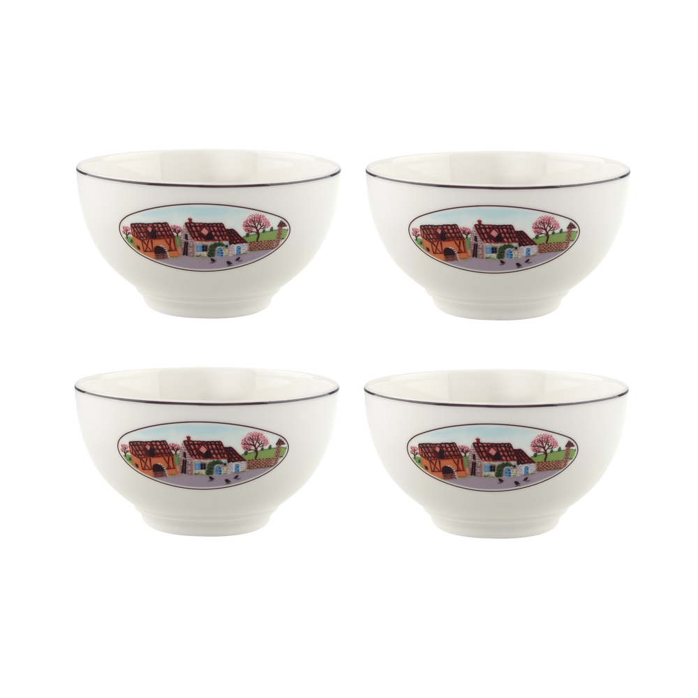 Design Naif Cereal bowl - Multi-colored, 15.9 oz, Premium Porcelain