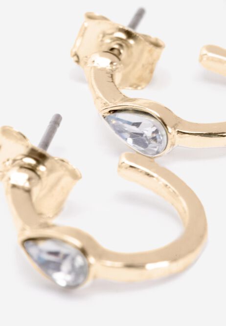 Womens 6pk Gold Mini Hoop Earrings