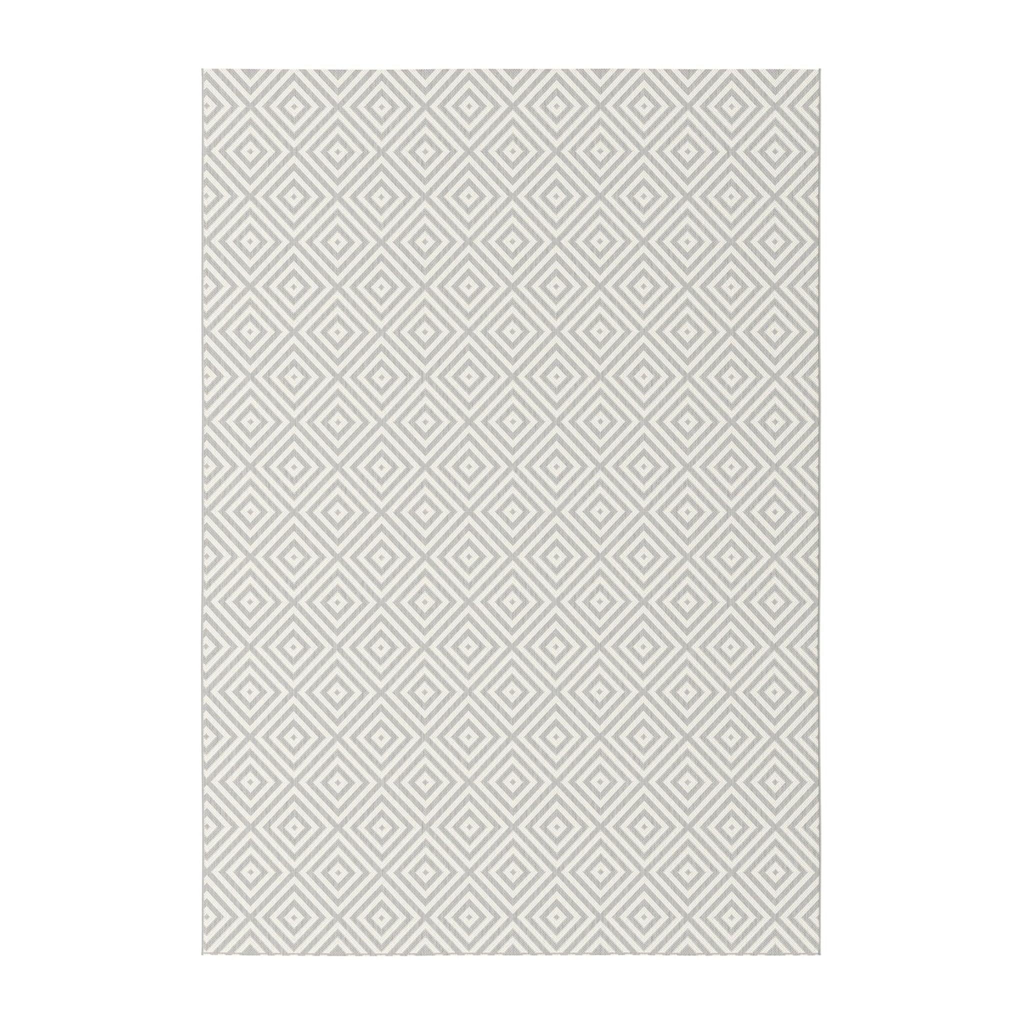 AFK Living vloerkleed Solara - voor binnen en buiten - grijs - 200 x 290 cm