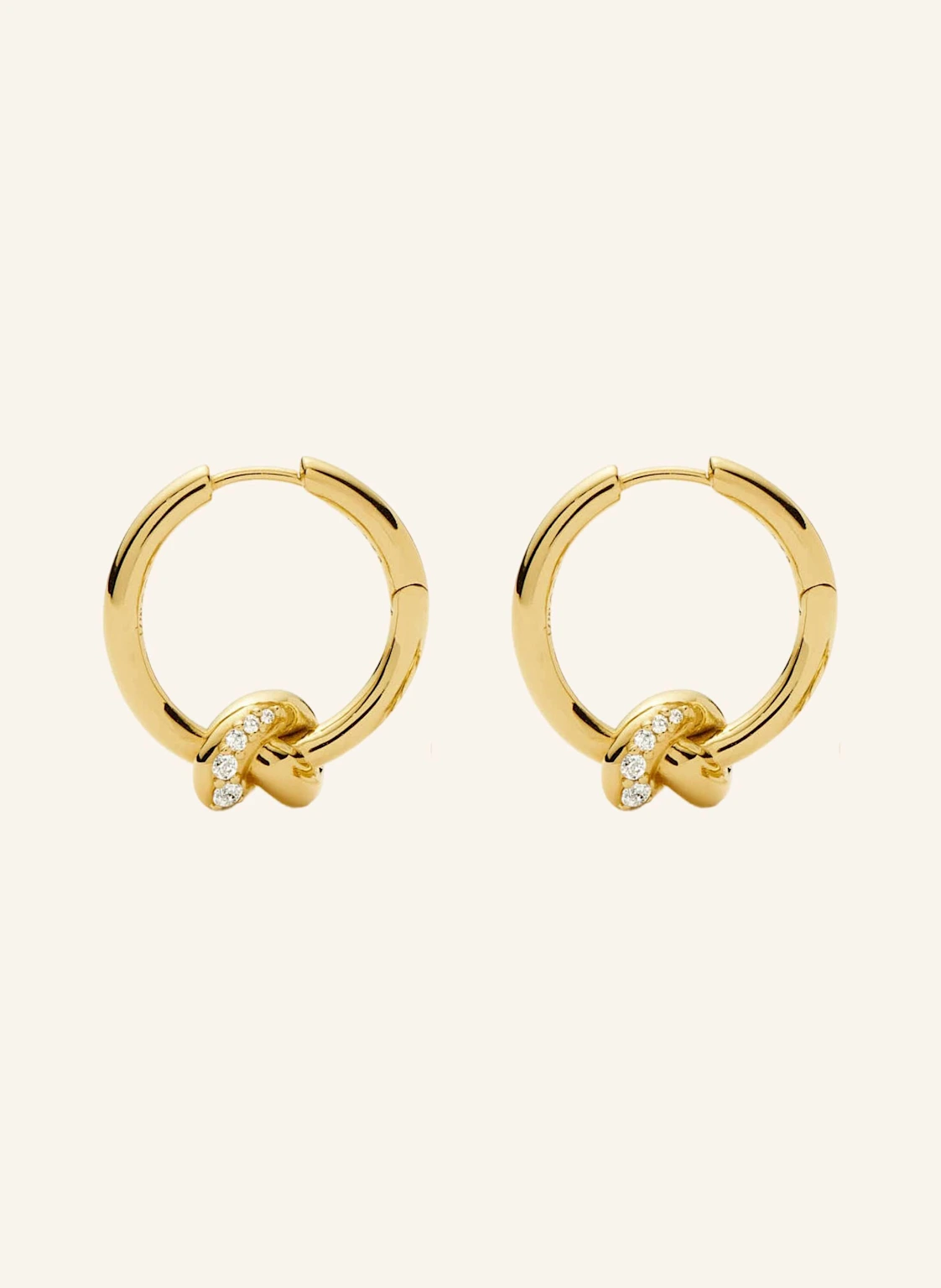 MISSOMA Ohrringe LUCY WILLIAMS PAVé KNOT SMALL by GLAMBOU