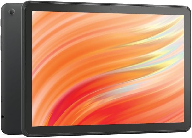 Like-New Amazon Fire HD 10 tablet, built for relaxation, 10.1 vibrant Full HD screen, octa-core processor, 3 GB RAM, 32 GB, Black