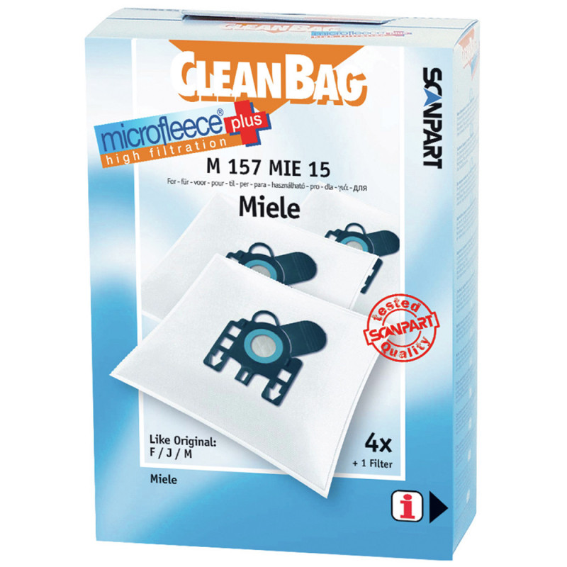 Sac pour aspirateur Miele FJM M157MIE15 4 pièces