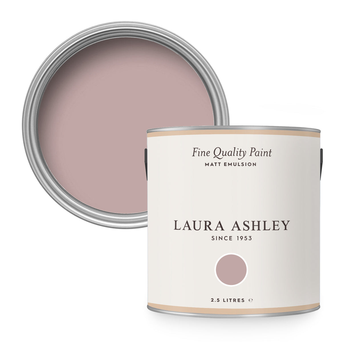 Laura Ashley Muurverf Mat Dark Blush 2,5 liter