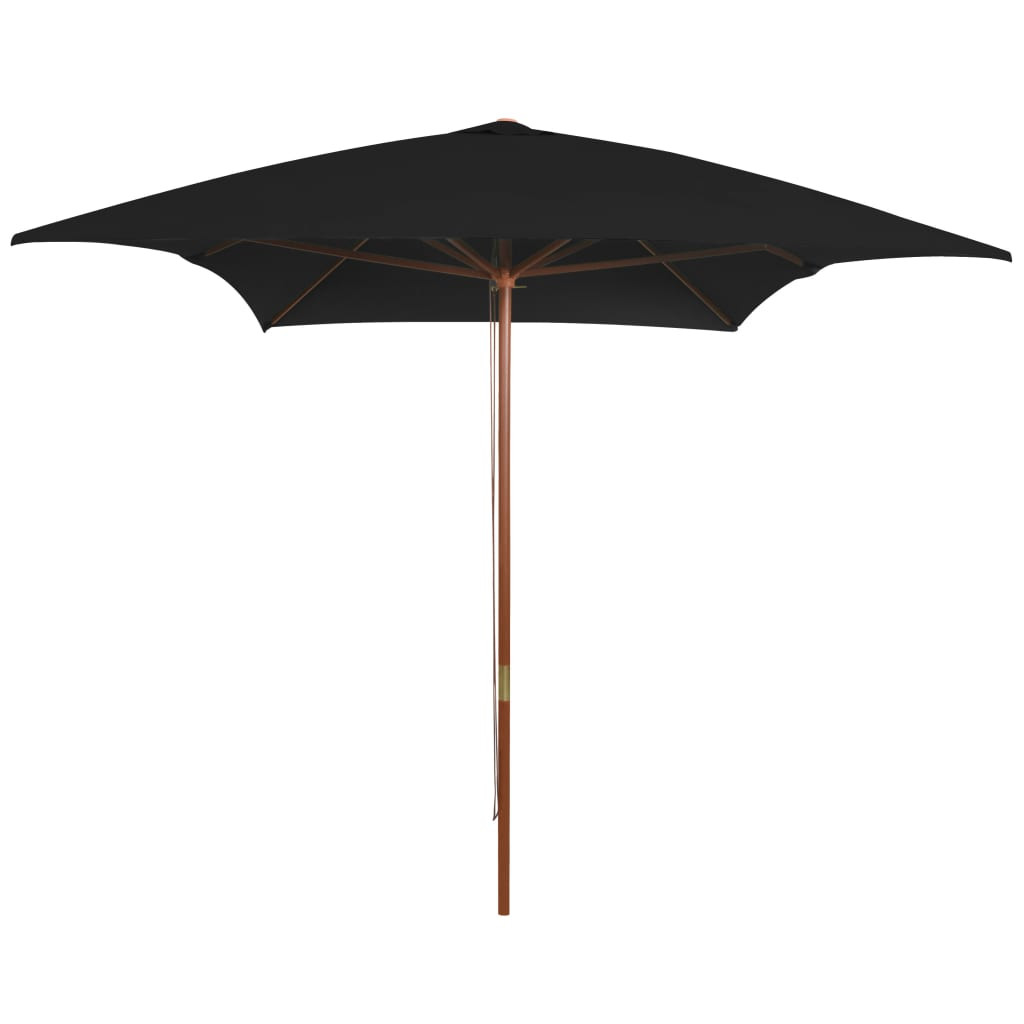 Parasol ogrodowy CzarnyvidaXL