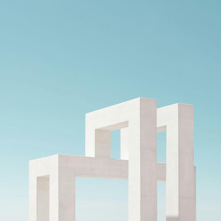 ANGLES - Photographie d'art de Nicolas Rottiers 60x60 cm sur plexi