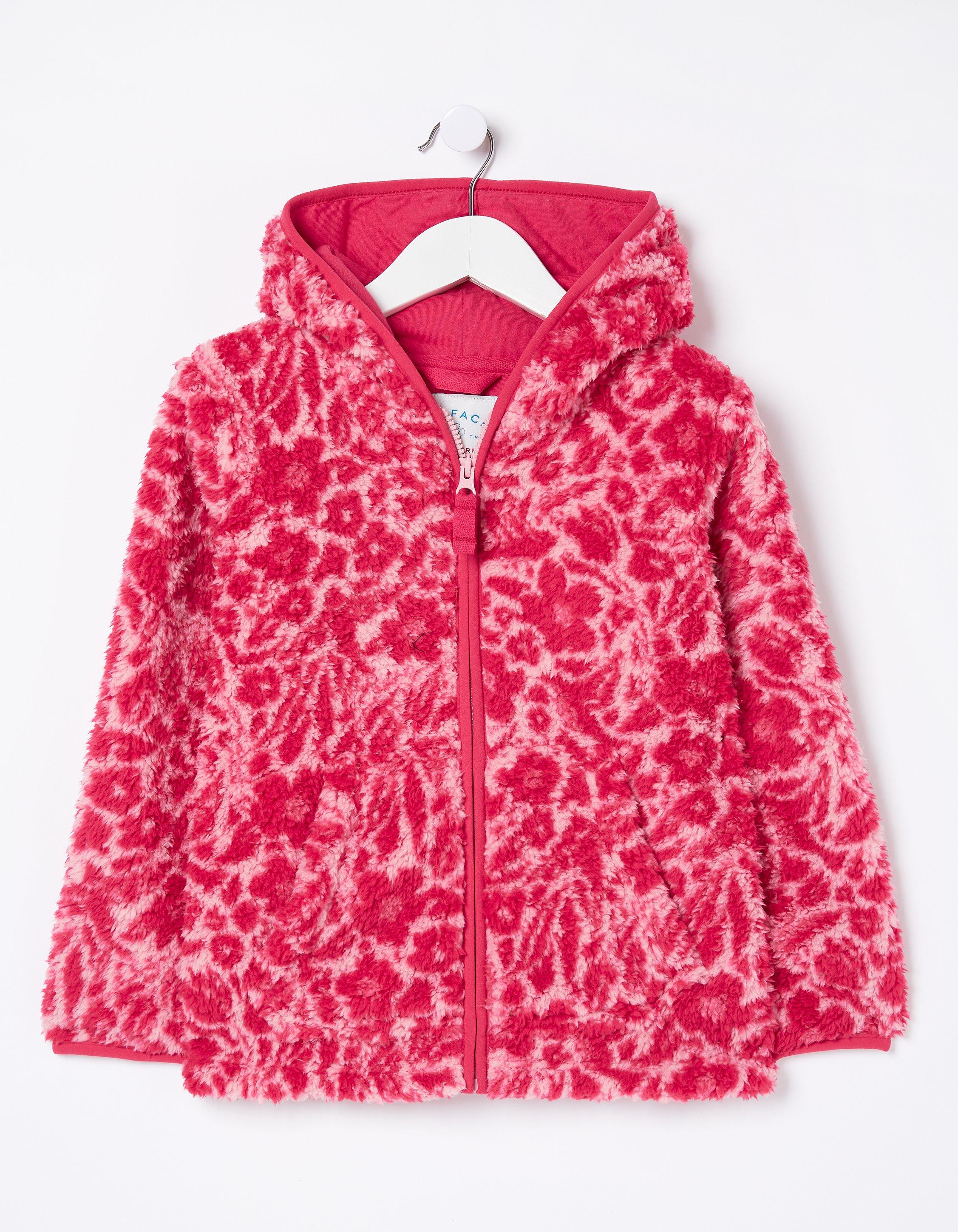 Bright Blooms Zip Through Fleece