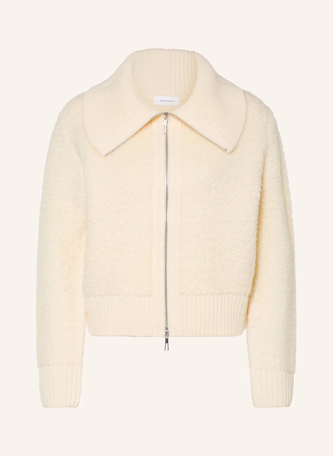 darling harbour Strickjacke im Materialmix