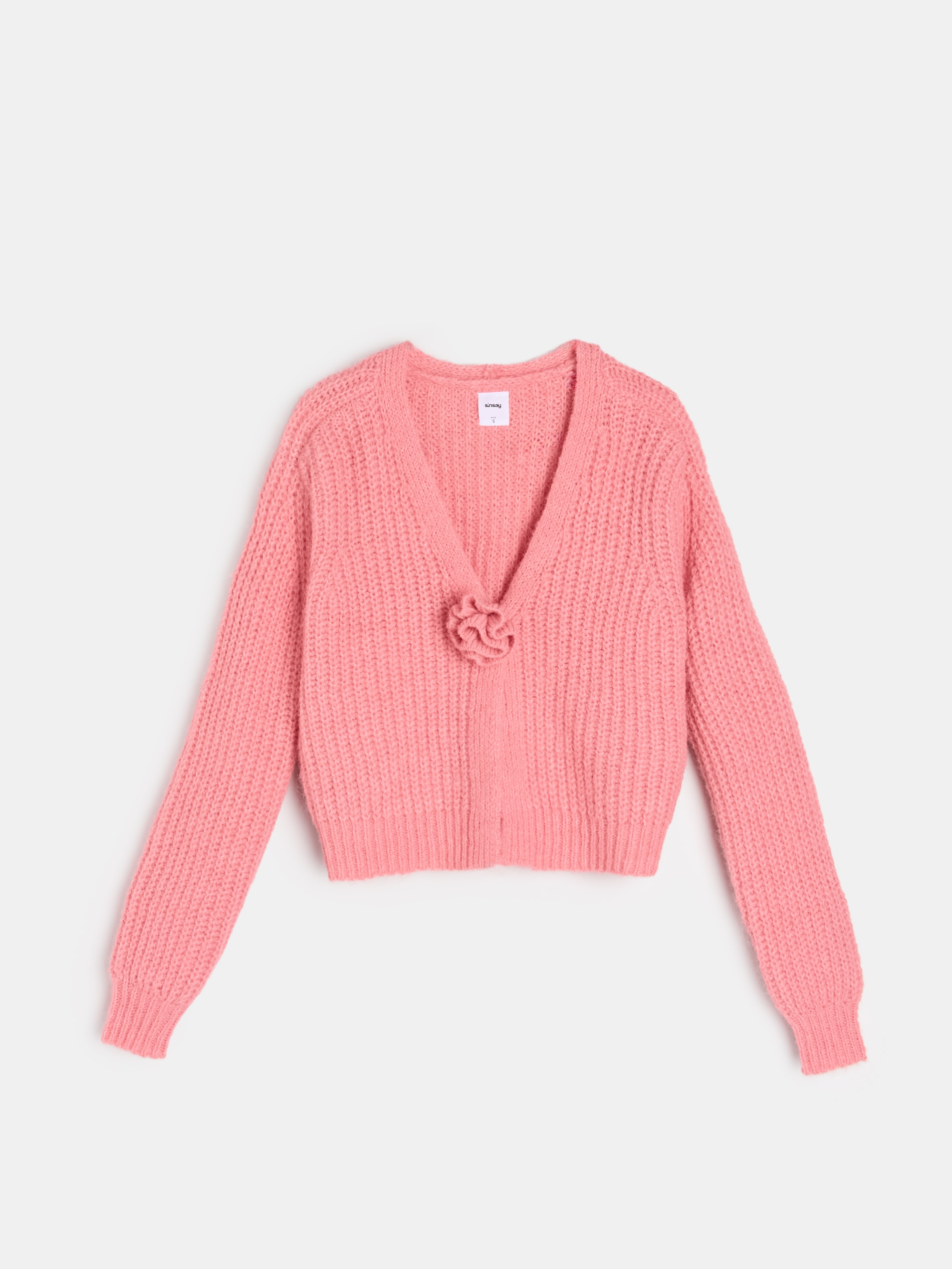 Sweter z dekoltem V