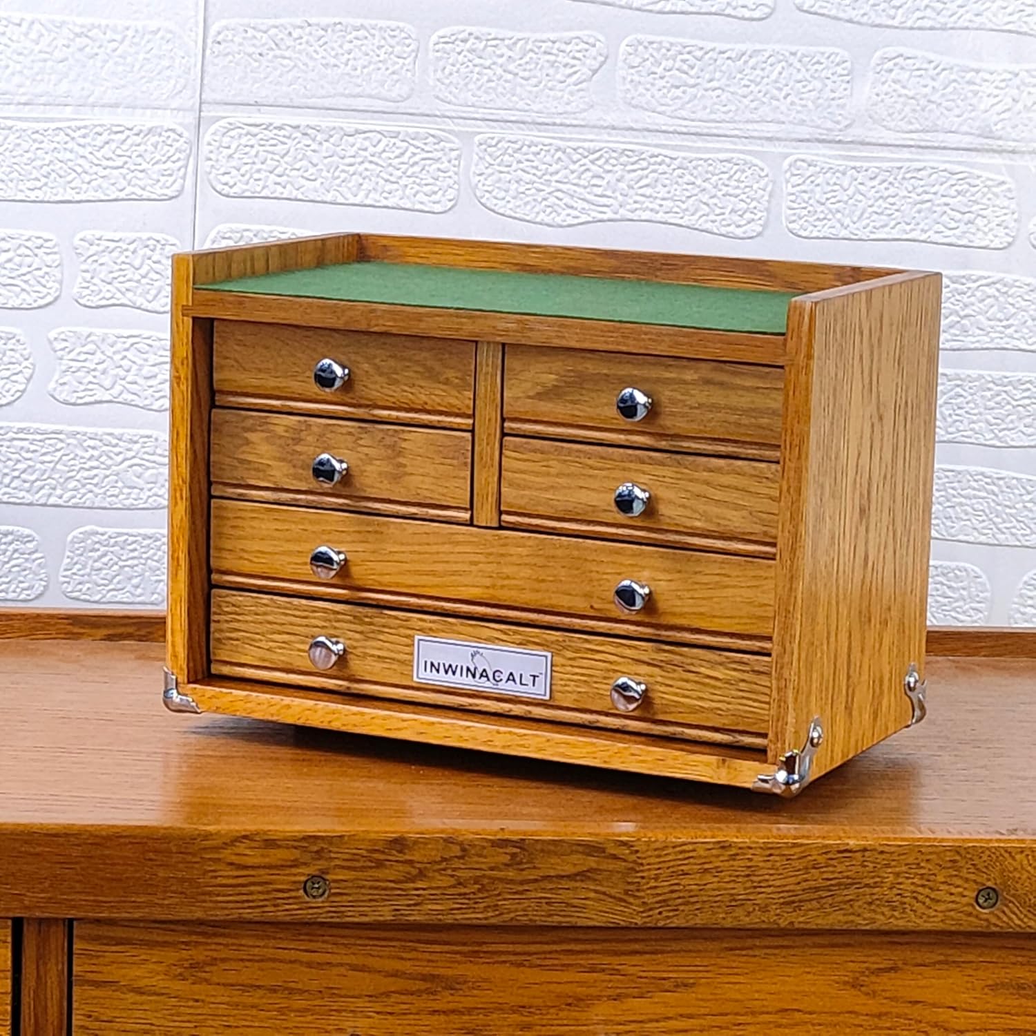 Red Oak 6 Drawers Mid-Riser, FT0206