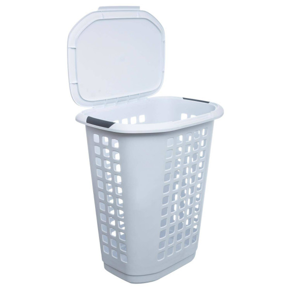 Plastikowy kosz na bieliznę duży, 63 l
