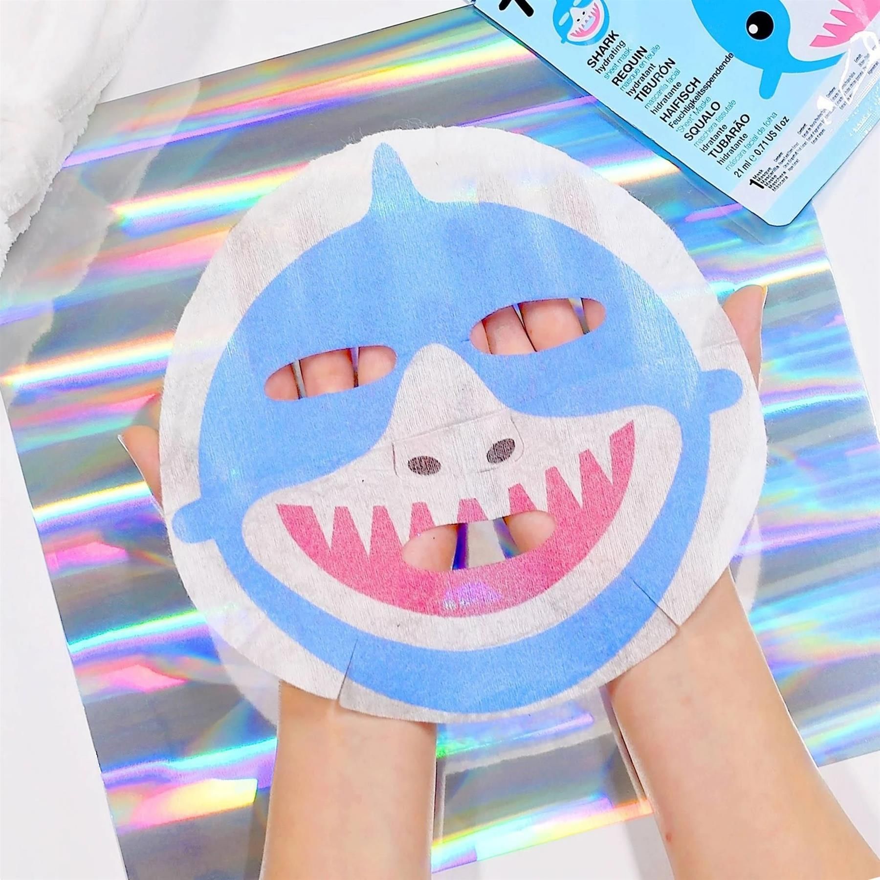 Masque BAR Pretty Animalz Hydrating Face Sheet Mask - Shark
